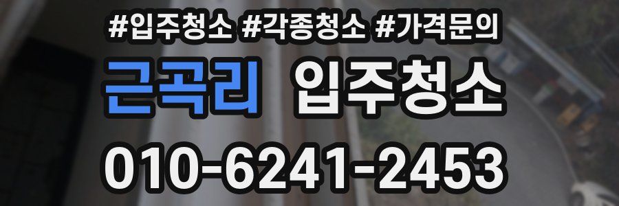 근곡리 이사청소