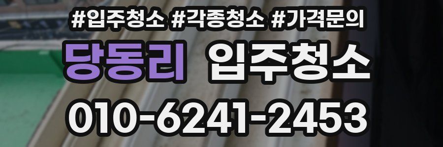 당동리 이사청소