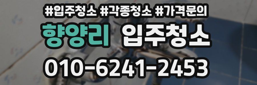 향양리 이사청소