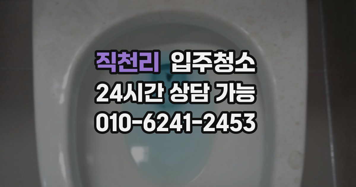 직천리 입주청소