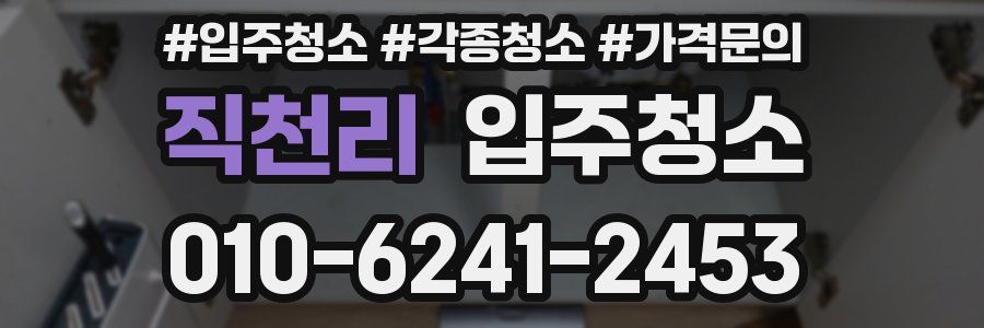 직천리 이사청소