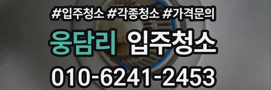 웅담리 이사청소