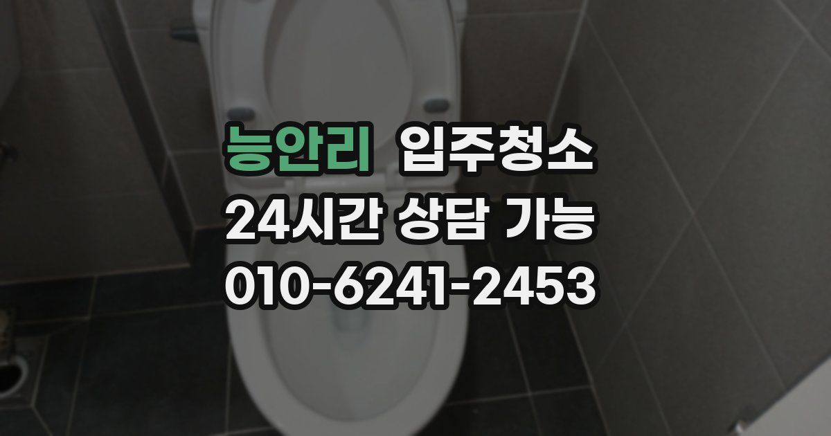 능안리 입주청소