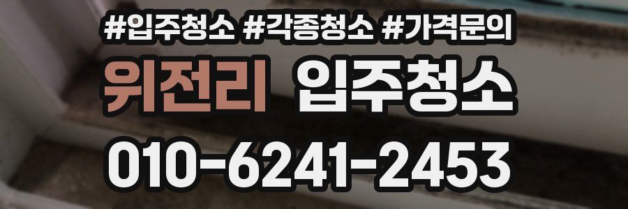 위전리 이사청소