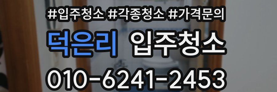 덕은리 이사청소