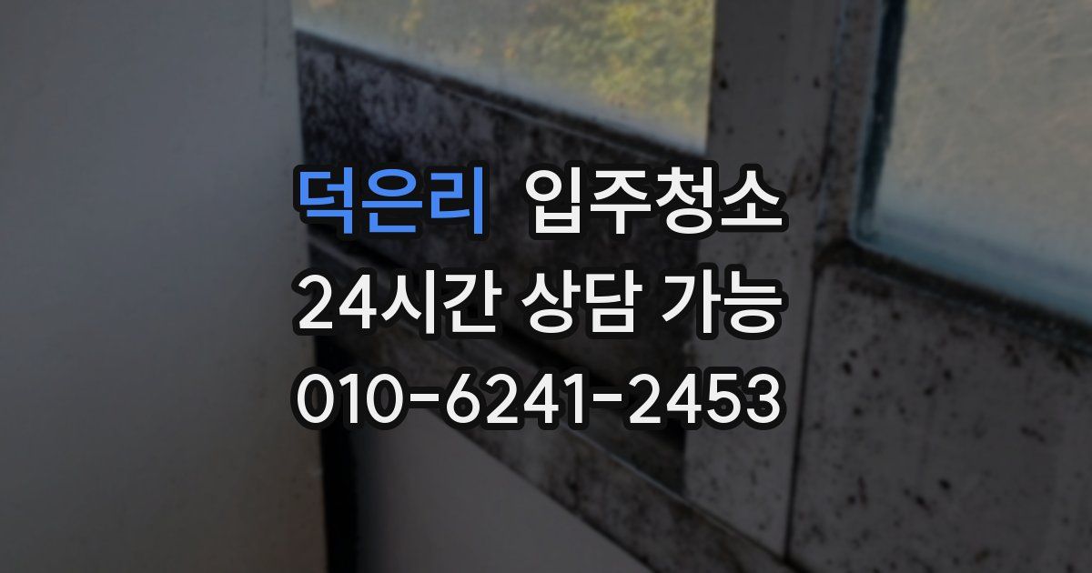 덕은리 입주청소