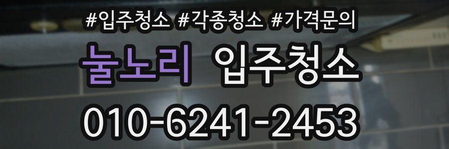 눌노리 이사청소