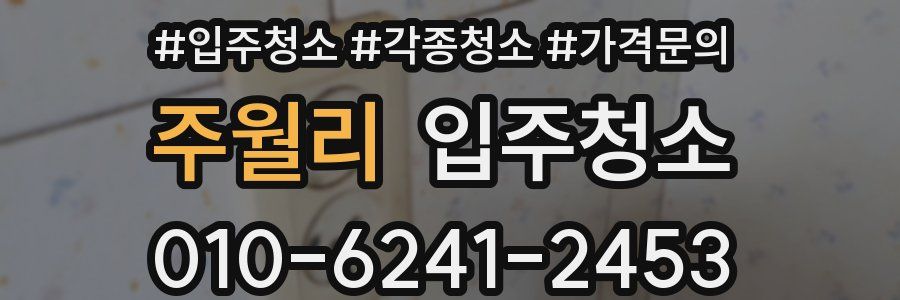 주월리 이사청소