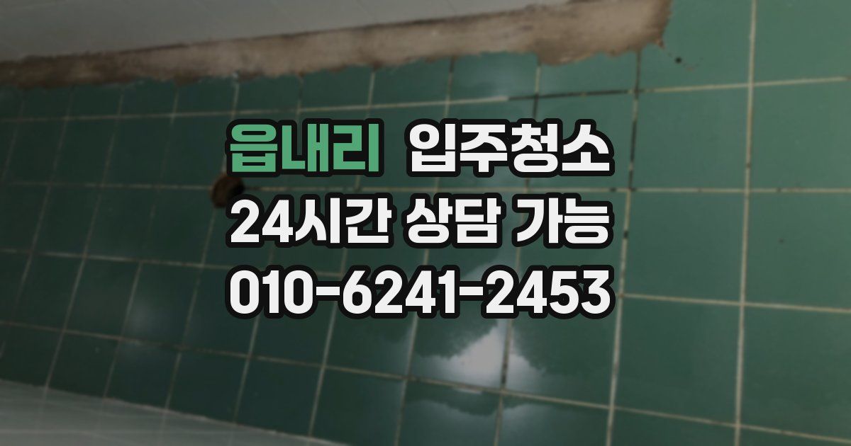 읍내리 입주청소