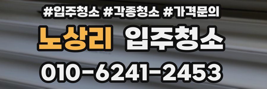 노상리 이사청소