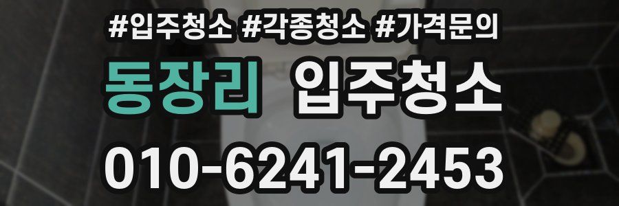 동장리 이사청소