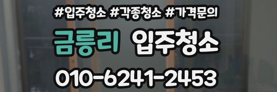 금릉리 이사청소