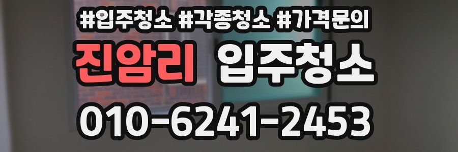 진암리 이사청소