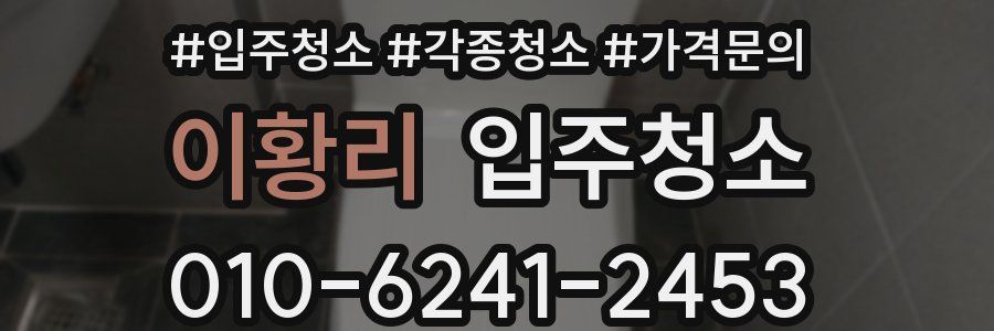 이황리 이사청소