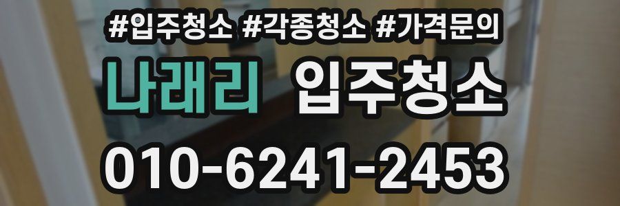 나래리 이사청소