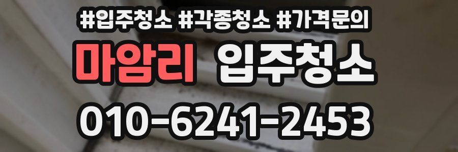 마암리 이사청소