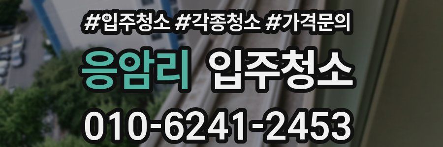 응암리 이사청소