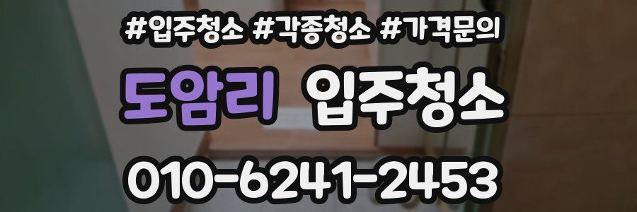 도암리 이사청소