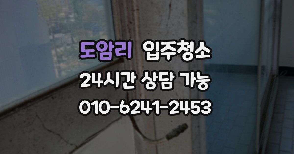 도암리 입주청소