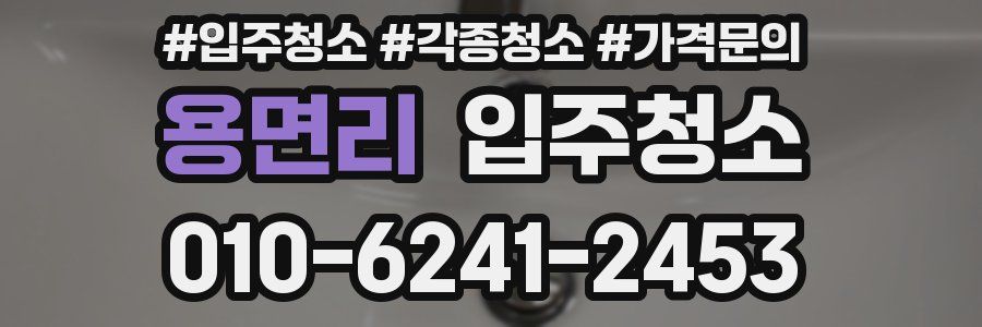 용면리 이사청소