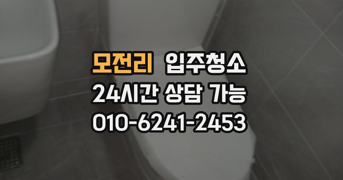 모전리 입주청소