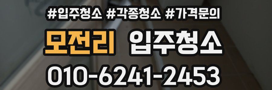 모전리 이사청소