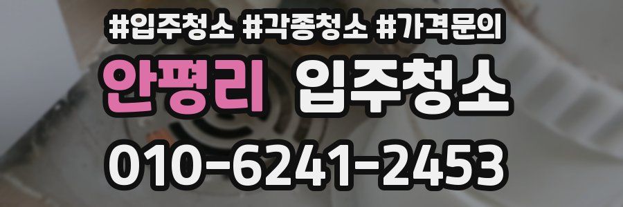 안평리 이사청소