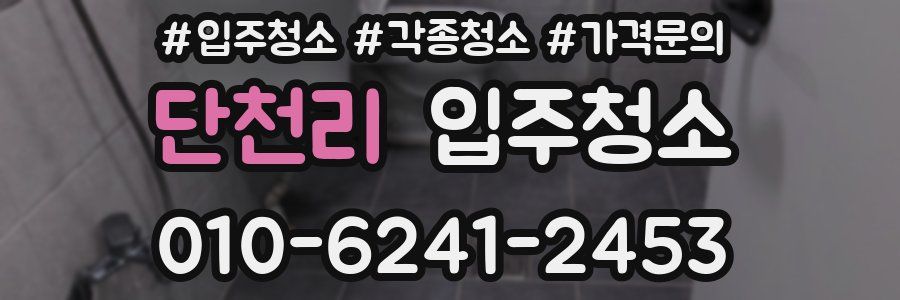 단천리 이사청소