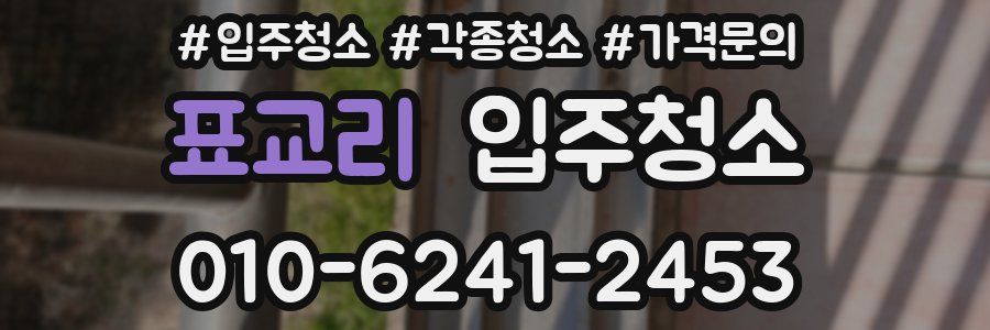 표교리 이사청소