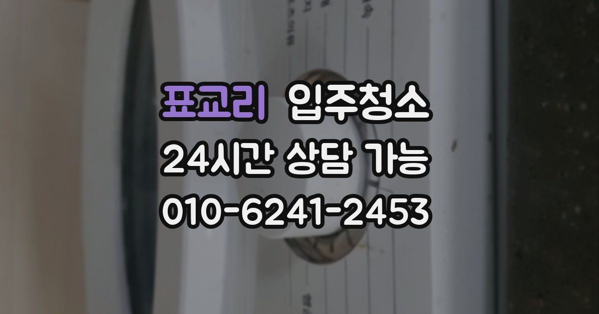 표교리 입주청소