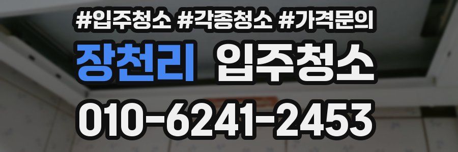 장천리 이사청소