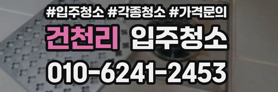 건천리 이사청소