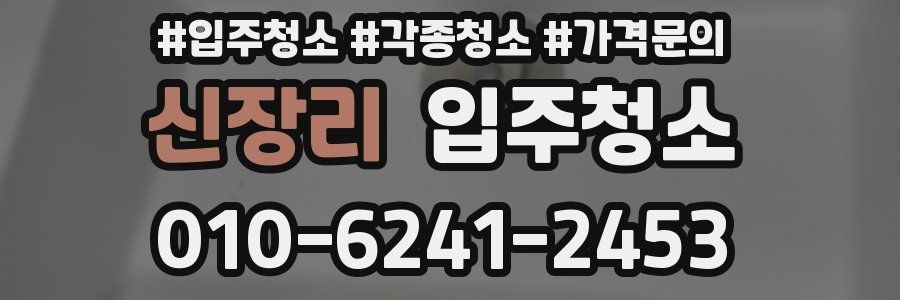 신장리 이사청소