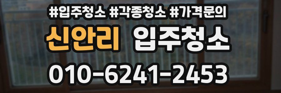 신안리 이사청소