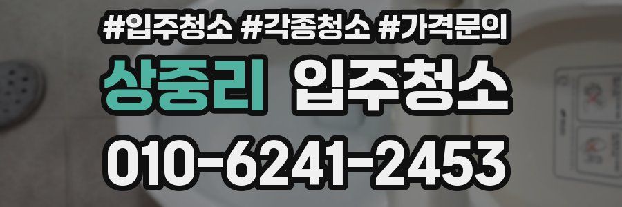 상중리 이사청소