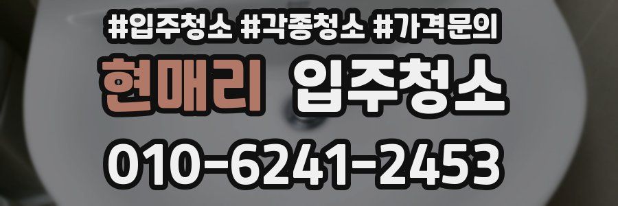 현매리 이사청소