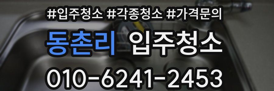 동촌리 이사청소