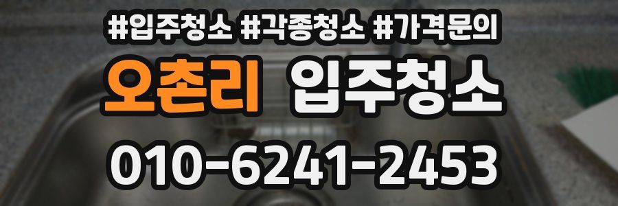 오촌리 이사청소