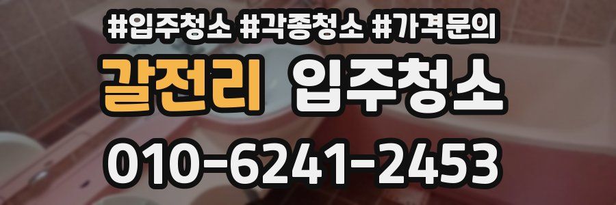 갈전리 이사청소