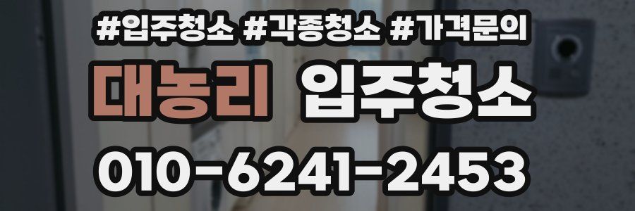 대농리 이사청소