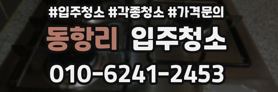 동항리 이사청소