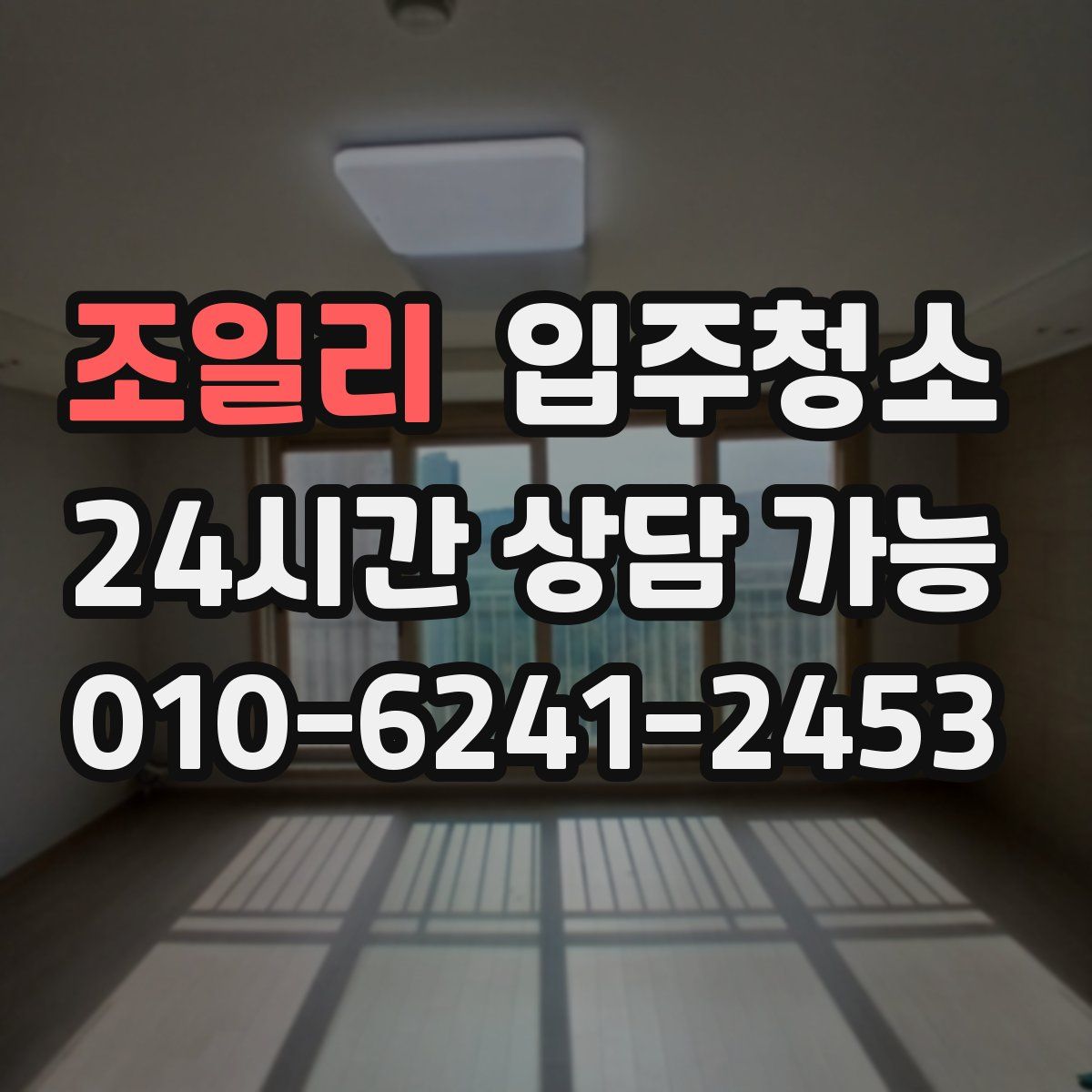 조일리 원룸청소