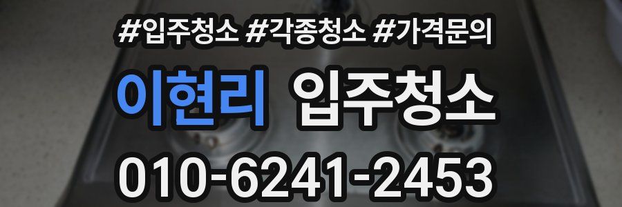 이현리 이사청소