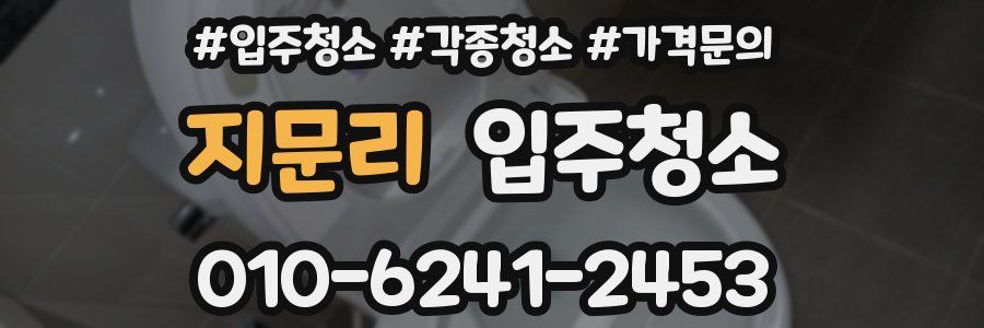 지문리 이사청소