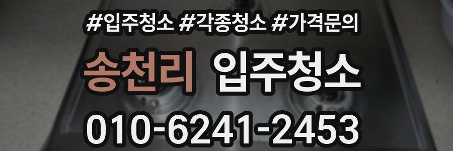 송천리 이사청소