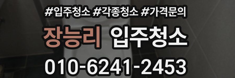 장능리 이사청소