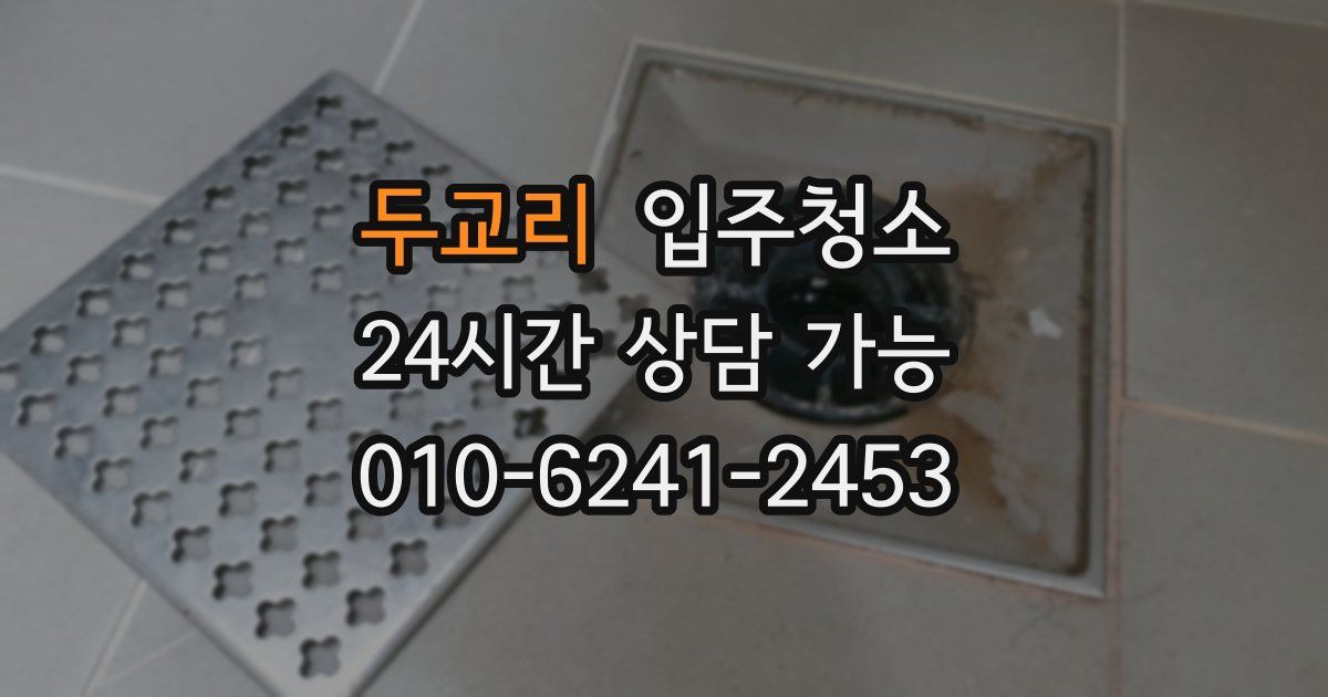 두교리 입주청소