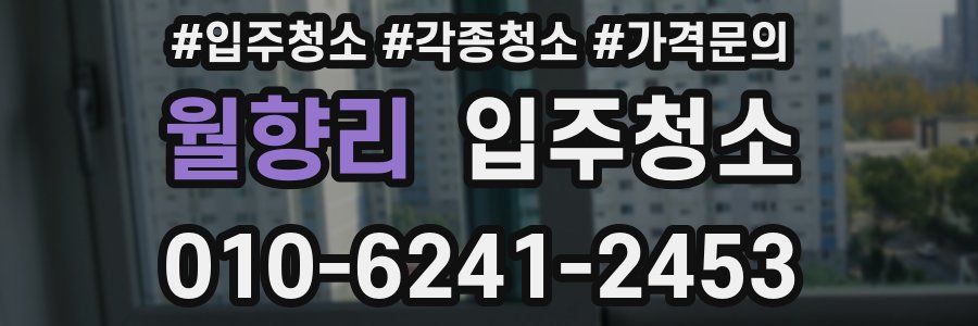 월향리 이사청소