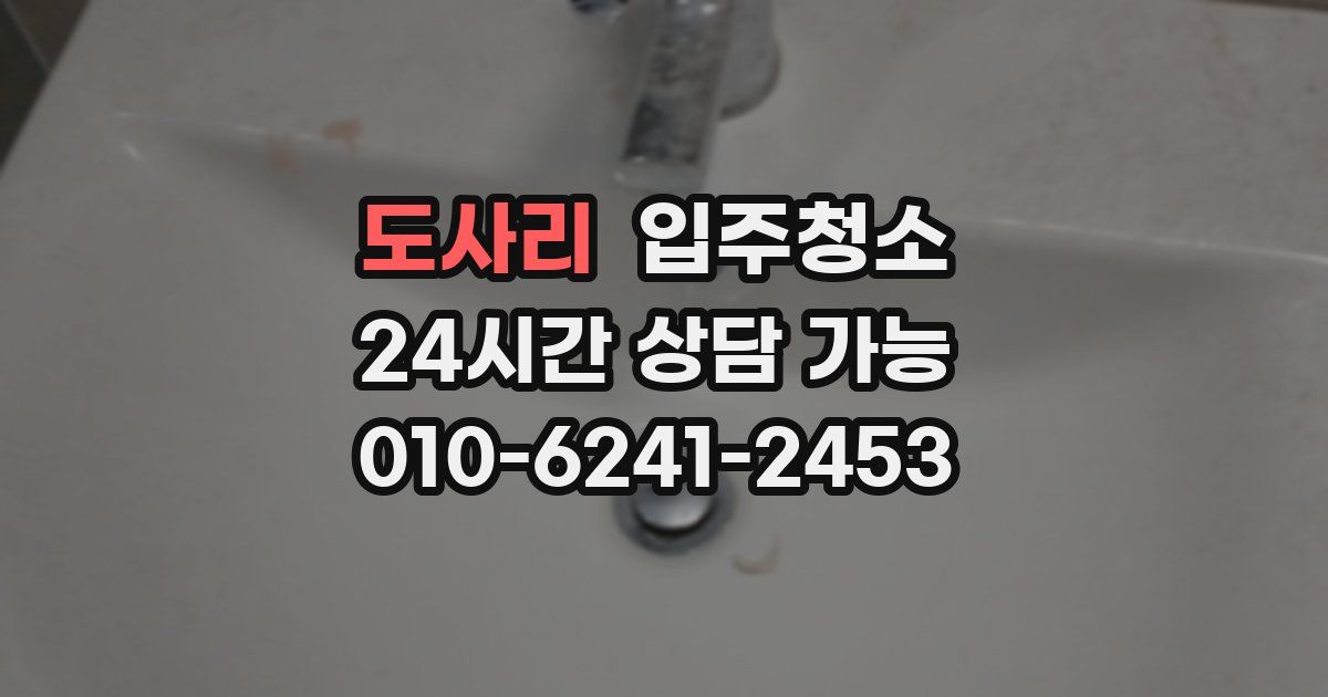 도사리 입주청소