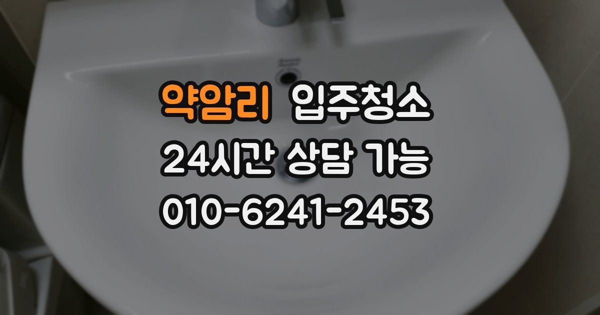 약암리 입주청소